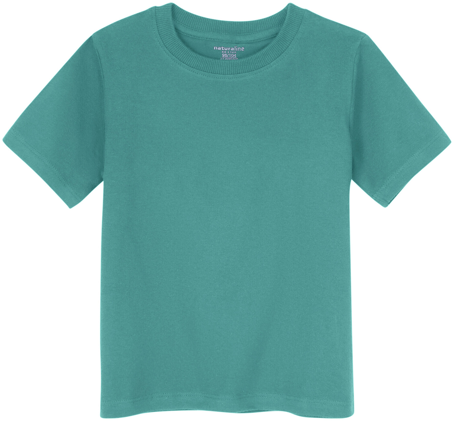 Image of Naturaline Textil Naturaline Kinder T-Shirt deep sea 110/116