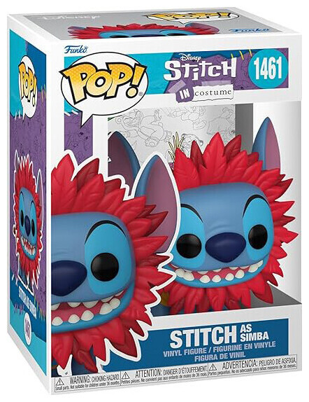 Image of Funko Pop! Disney: Stitch in Costume - The Lion King, Stitch as Simba