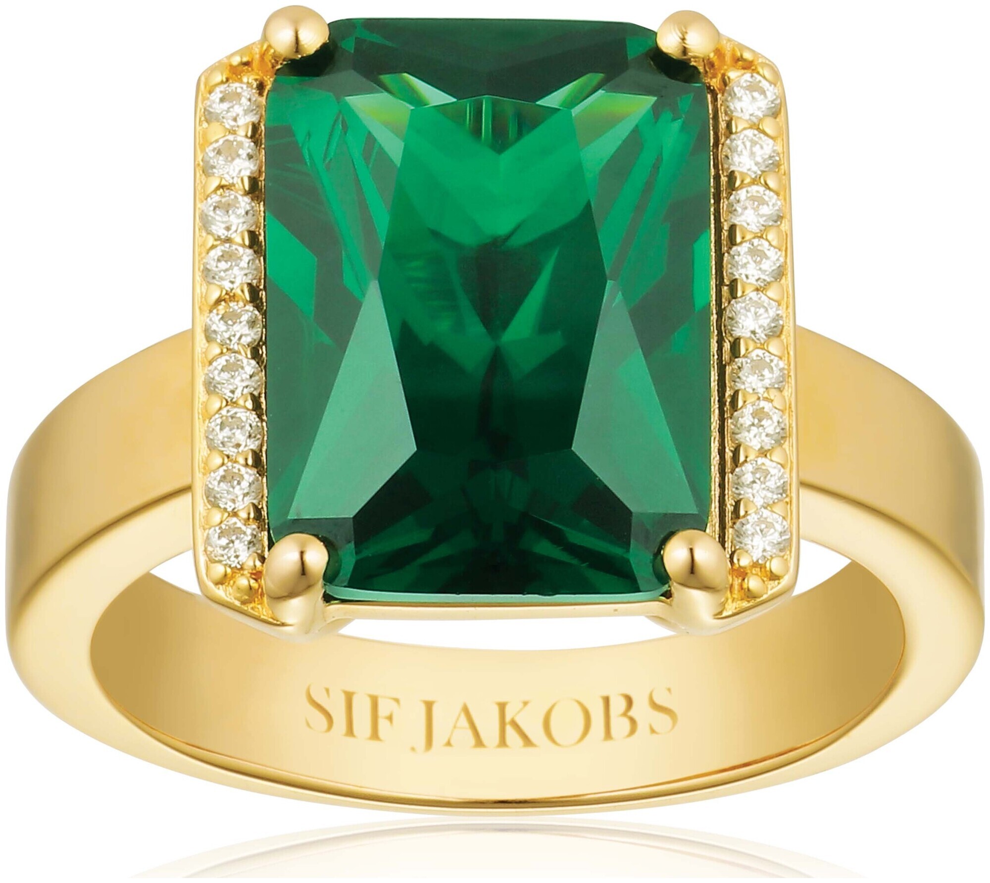 Sif Jakobs Sj-R42267-Gcz-Yg-58 bague Roccanova Altro Grande size 58