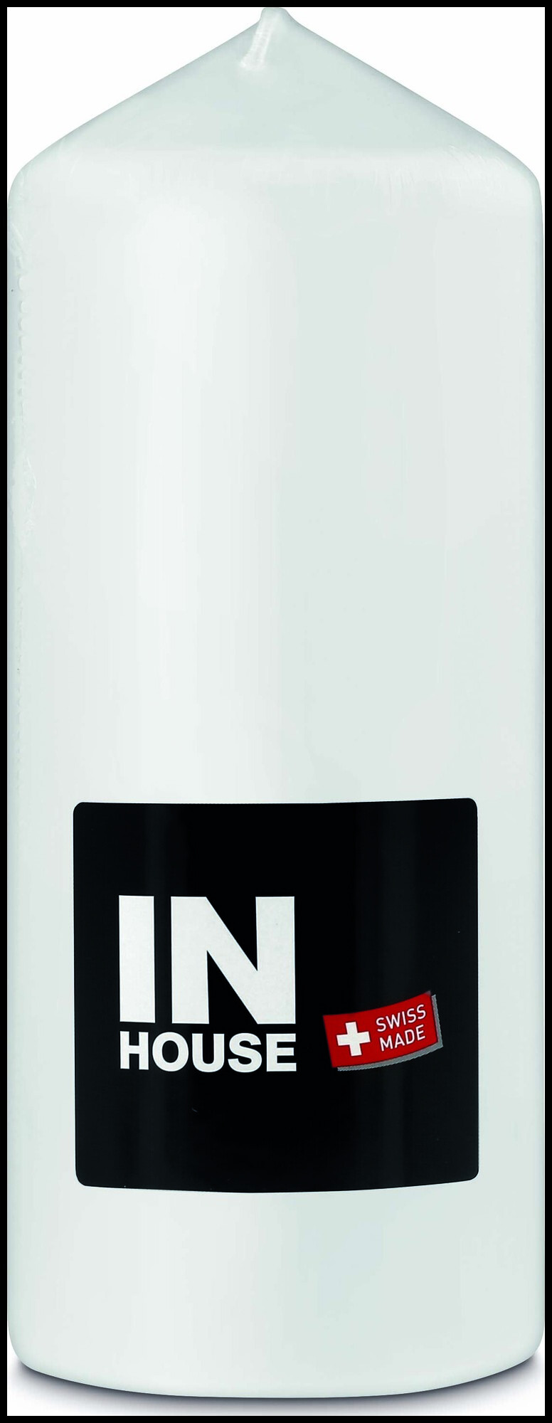 Image of Inhouse Zylinder-Kerze weiss 8x20cm