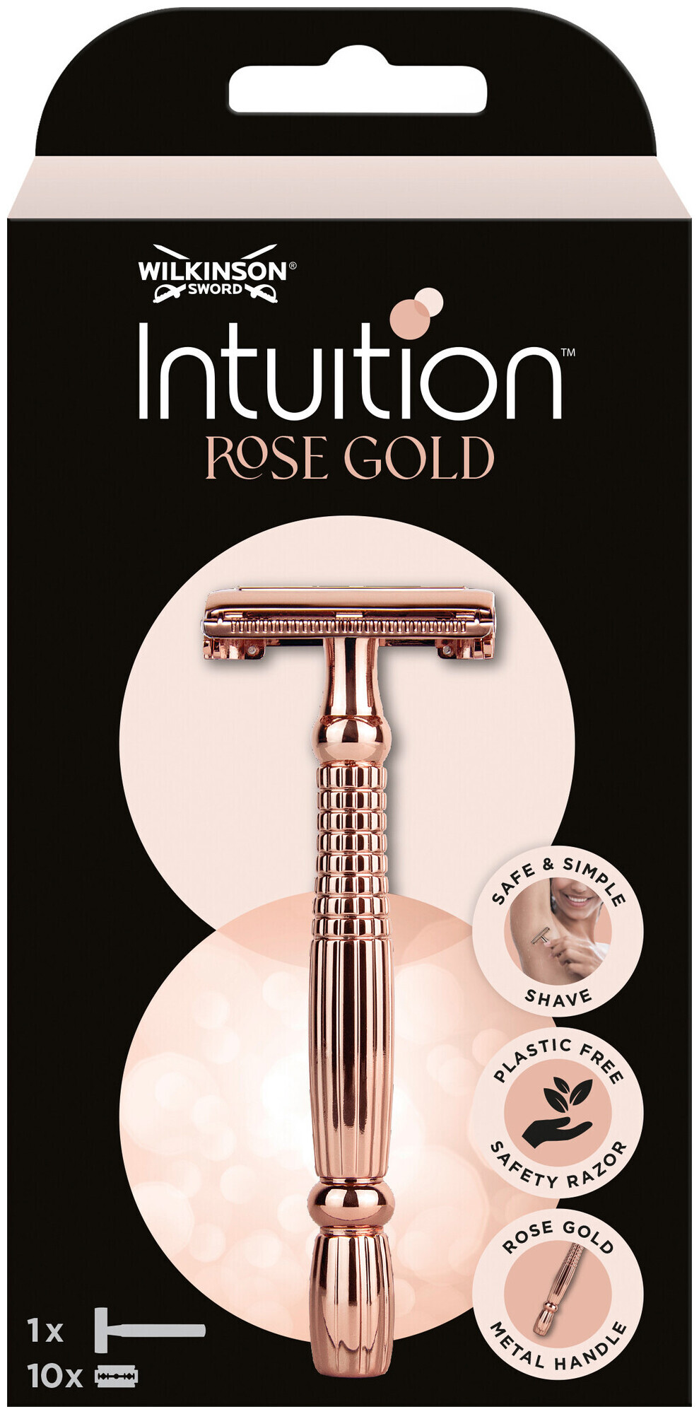 Image of Wilkinson Intuition Rosé Gold Rasierer
