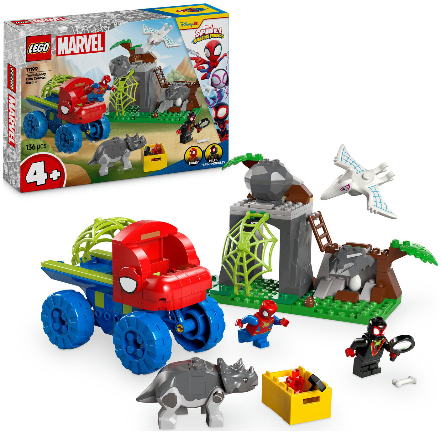 Image of Lego Marvel Lego® Marvel 11199 Spideys Team auf Rettungsmission im Dino-Truck ab 4 Jahren