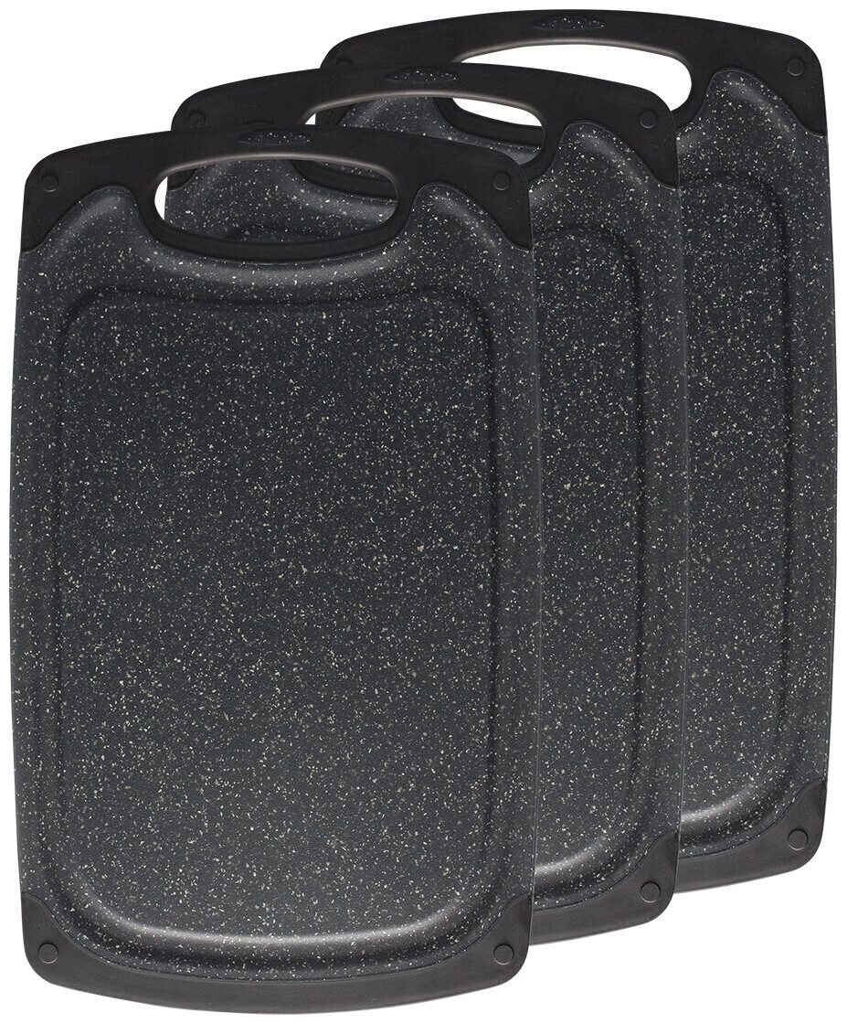 Image of Schneidebretter 3 Stück schwarz 25x14cm