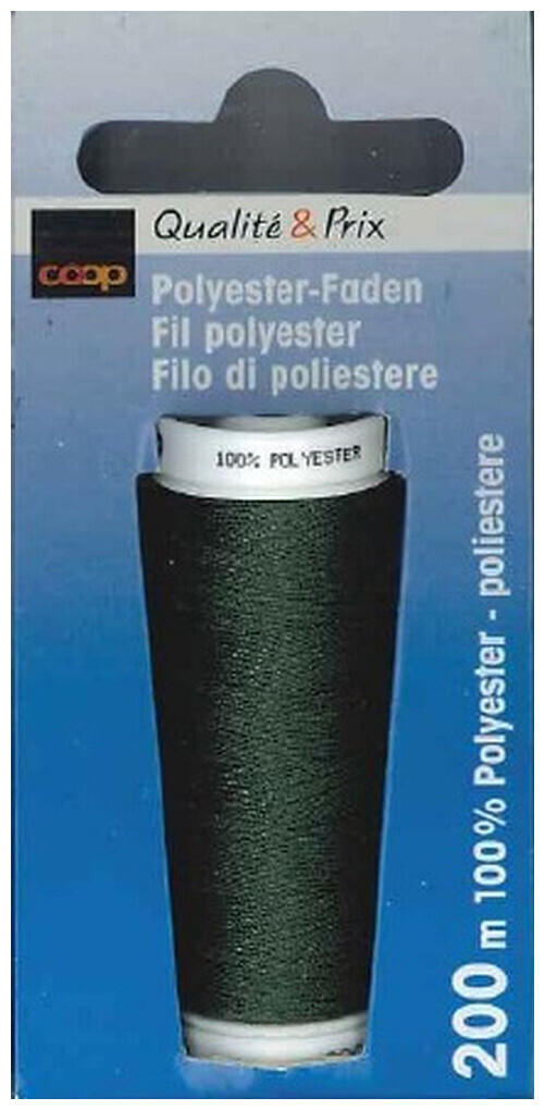 Image of Coop Polyester Faden 200 Meter dunkelgrün 1454