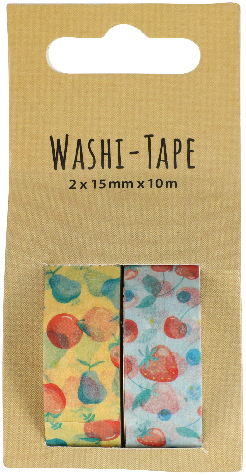 Image of Washi tape Kirsche-Erdbeere 10m 2 Stück
