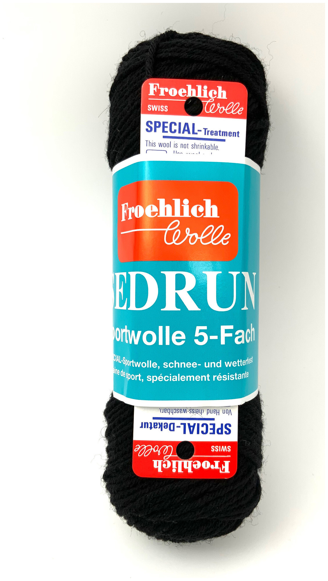 Image of Froehlich Sedrun 5510 Sportsockenwolle schwarz 50g
