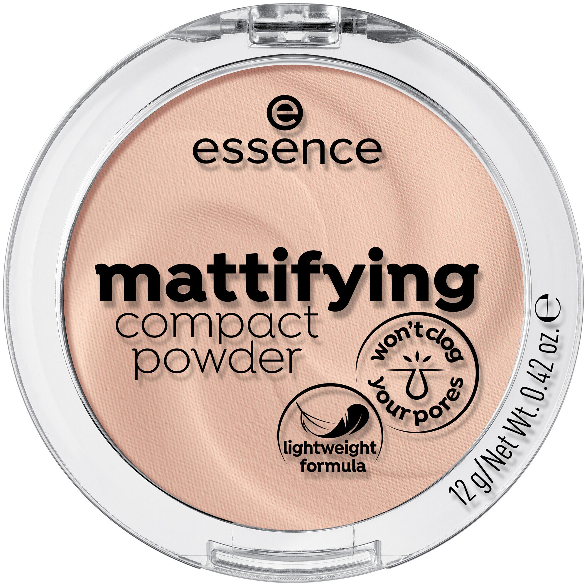 Image of essence mattifying compact powder 11 pastel beige 12 g