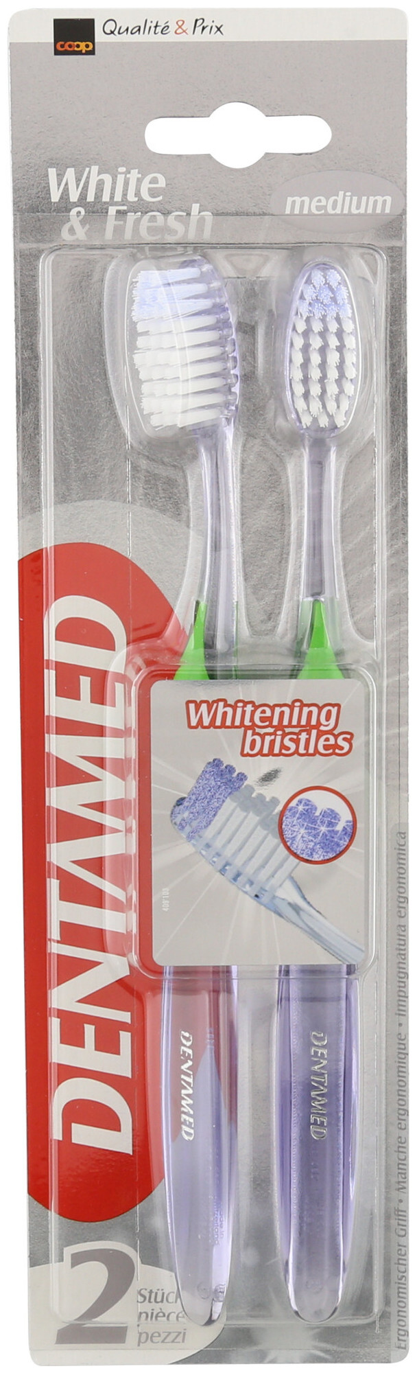 Image of Dentamed White & Fresh medium 2 Stück