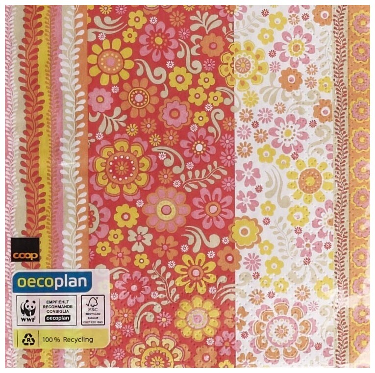 Image of Oecoplan-Servietten Marie rot 33cm 20 Stück