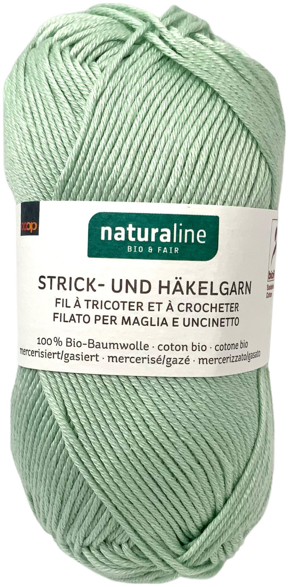 Image of Naturaline Textil Coop Bio Naturaline 326 Handstrickgarn 100% Baumwolle merc. acqua 50g