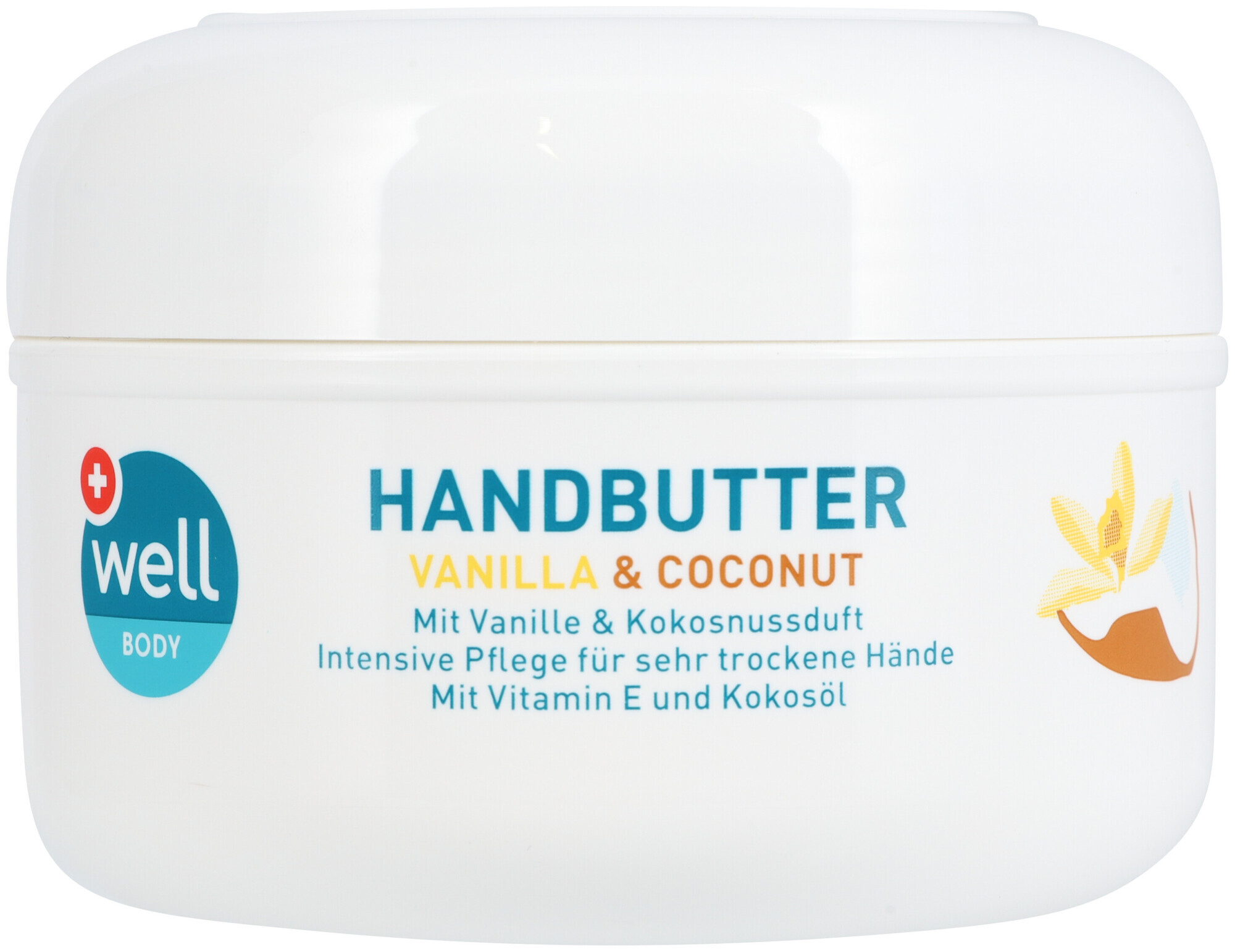 Image of well Handbutter Vanilla & Coconut 150ml