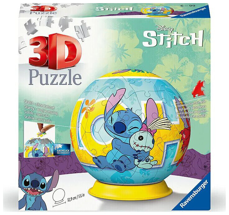 Image of Ravensburger 3D Puzzle Ball Disney Stitch