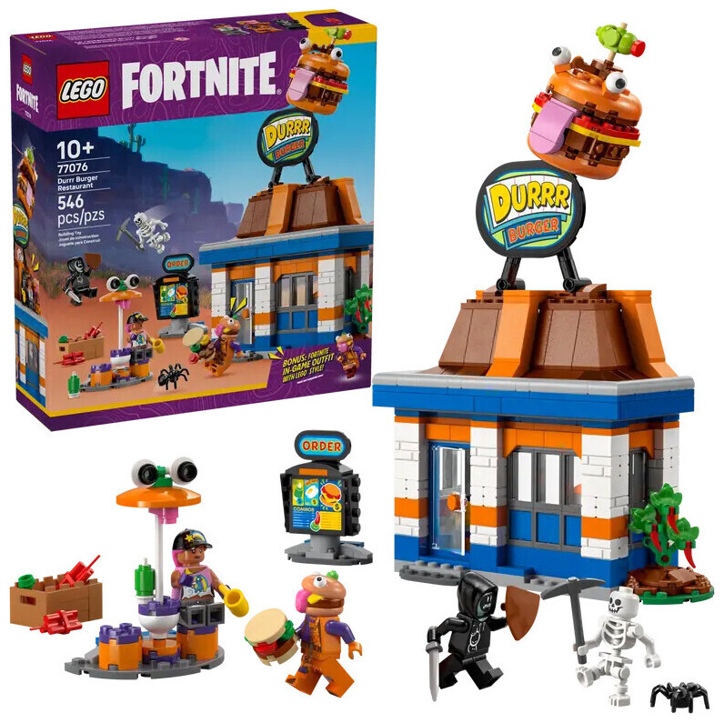 Lego Fortnite Lego Fortnite 77076 Le restaurant Durrr Burger 10+ ans