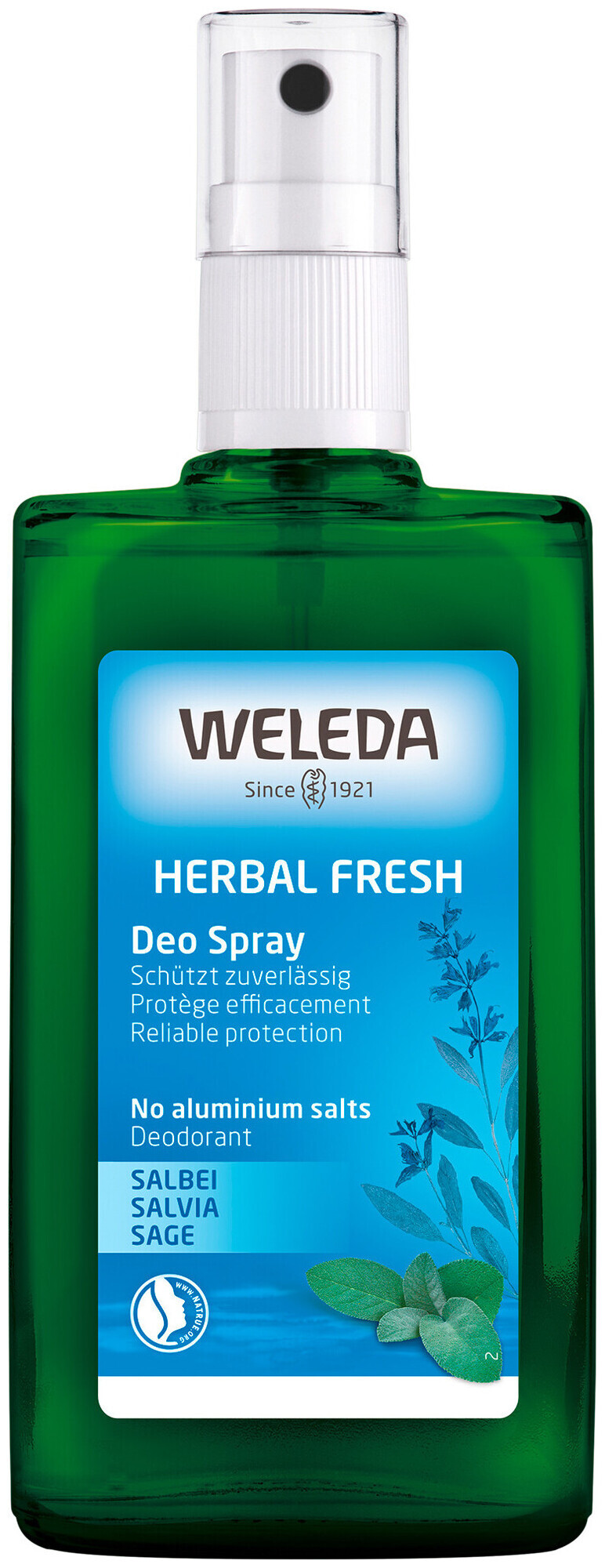 Image of Weleda Herbal Fresh Deo Spray Salbei