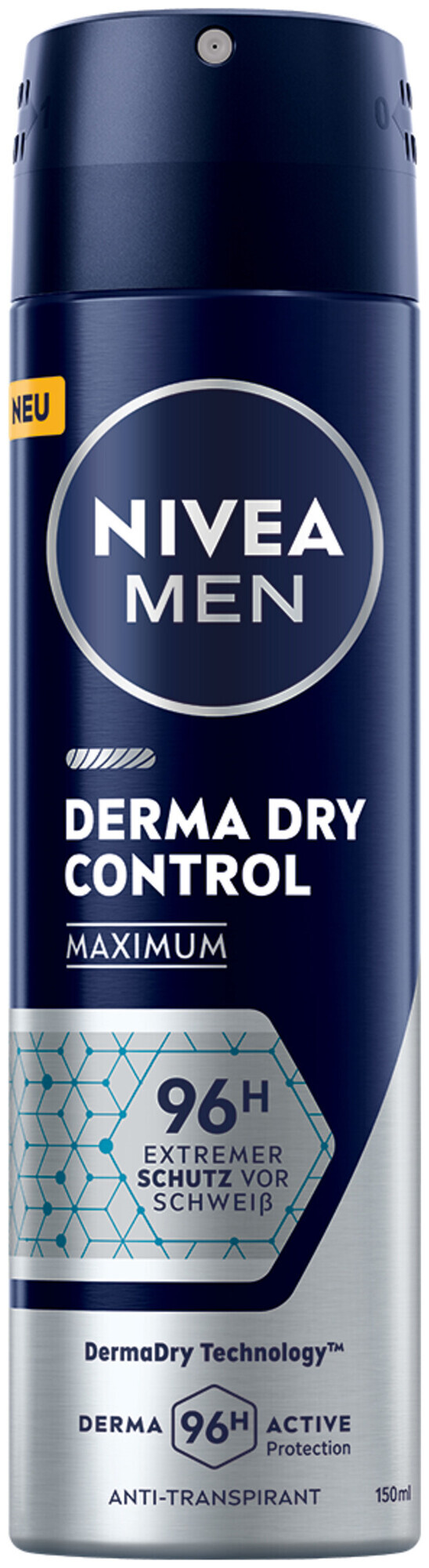 Image of Nivea DEO Derma Dry Control Maximum Spray Male (150 ml)