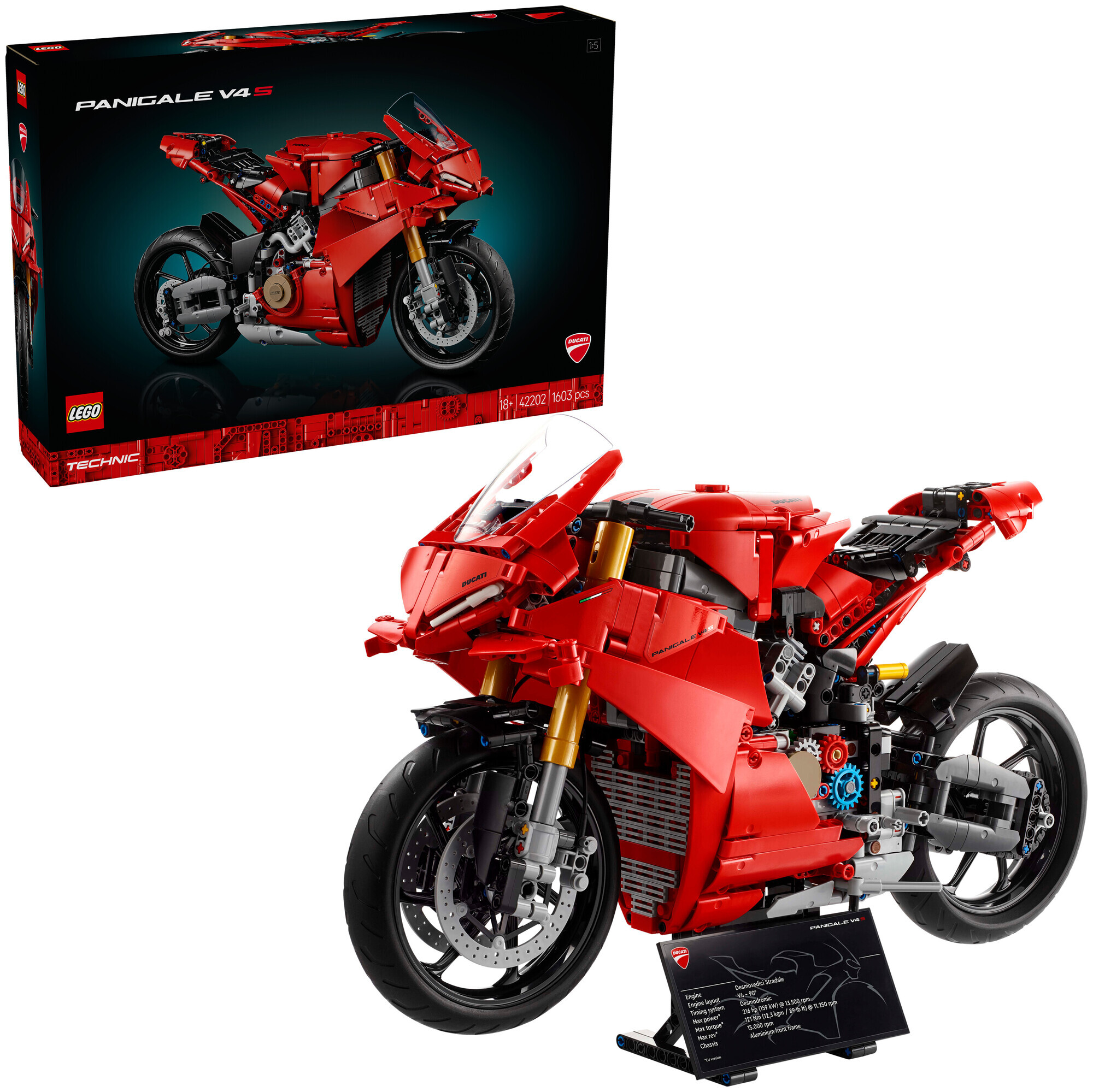 Image of Lego Technic Lego® Technic 42202 Ducati Panigale V4 S Motorrad