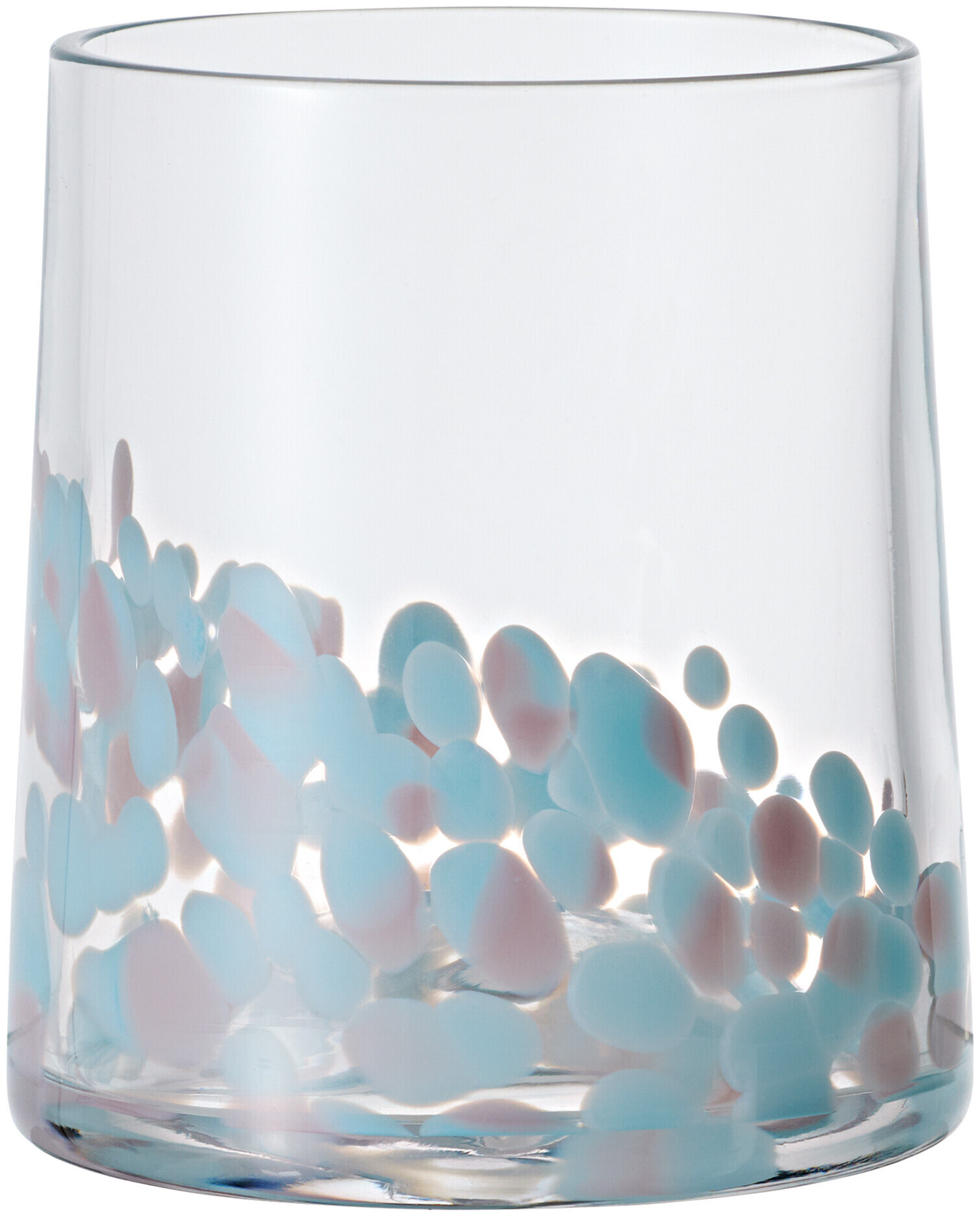 Image of Trinkglas Venezia rosa & blau