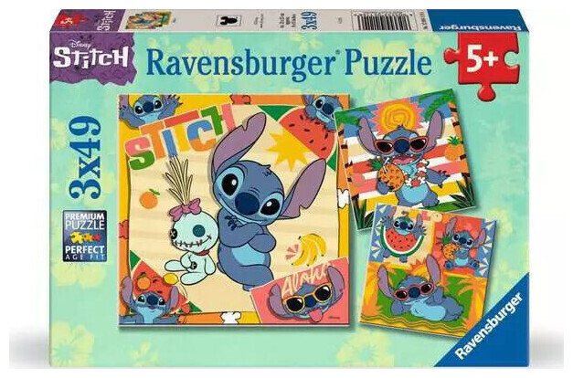 Image of Ravensburger Disney Stitch 3x49p