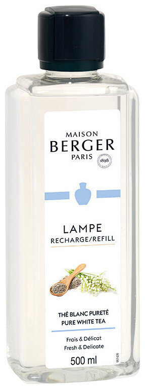 Image of Maison Berger Duftlampe Nachfüller Thé Blanc Pureté (Zedernholz, Maiglöckchen, Bergamotte, Jasmin, 500 ml)