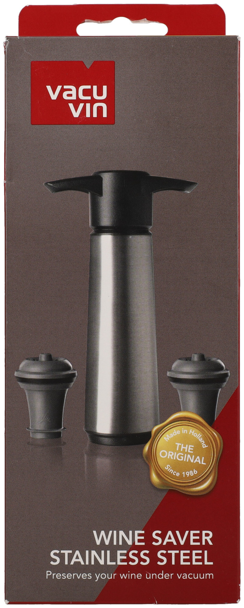 Image of Vacuvin Wine Saver Inox inklusive 2 Zapfen