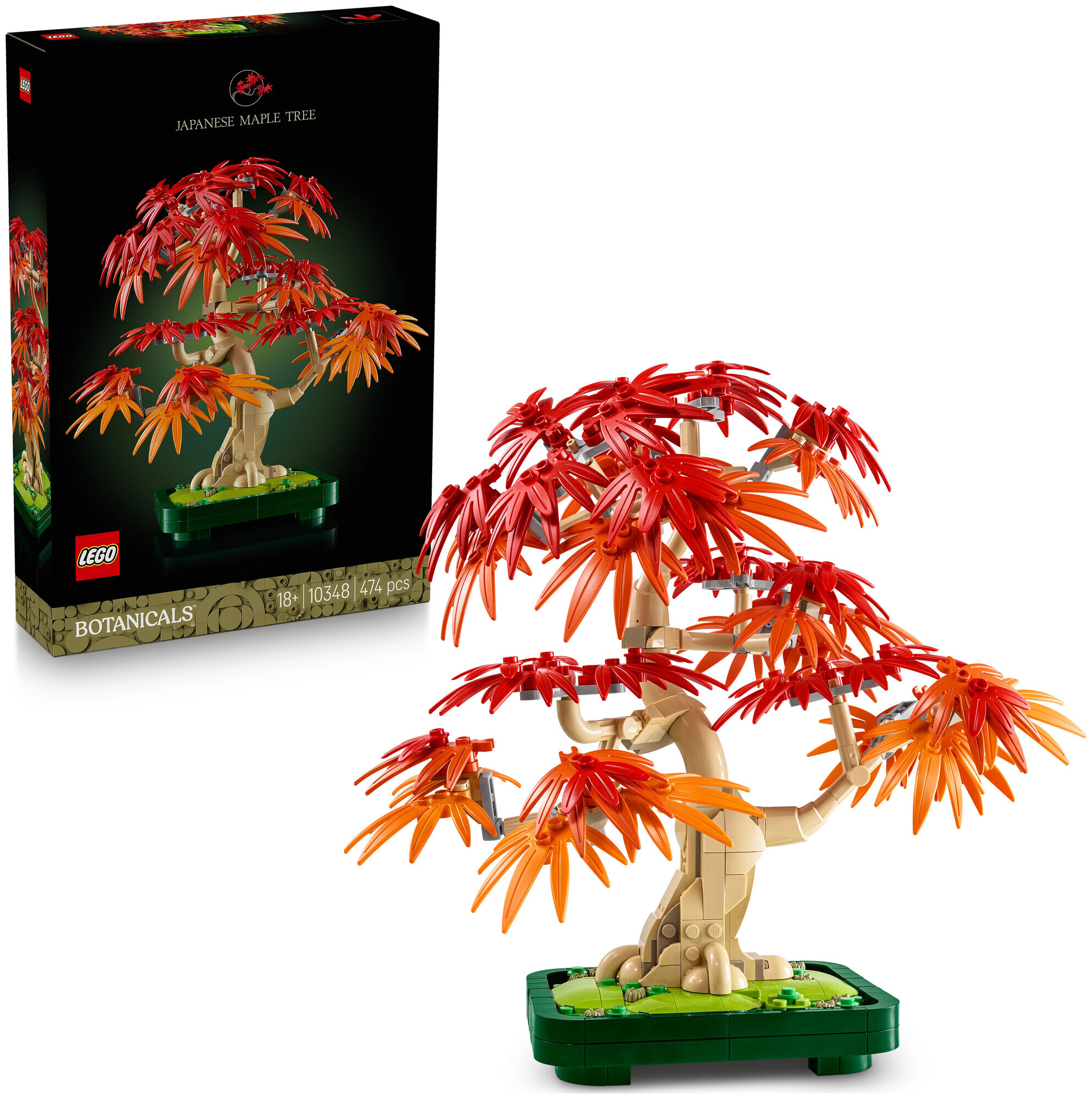 Lego Botanical Lego Botanicals 10348 Japanischer Roter Ahorn Bonsai-Baum 18+ Jahre
