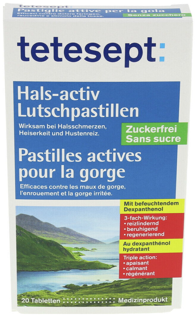 Image of Tetesept Hals-activ Lutschpastillen 20 Stück