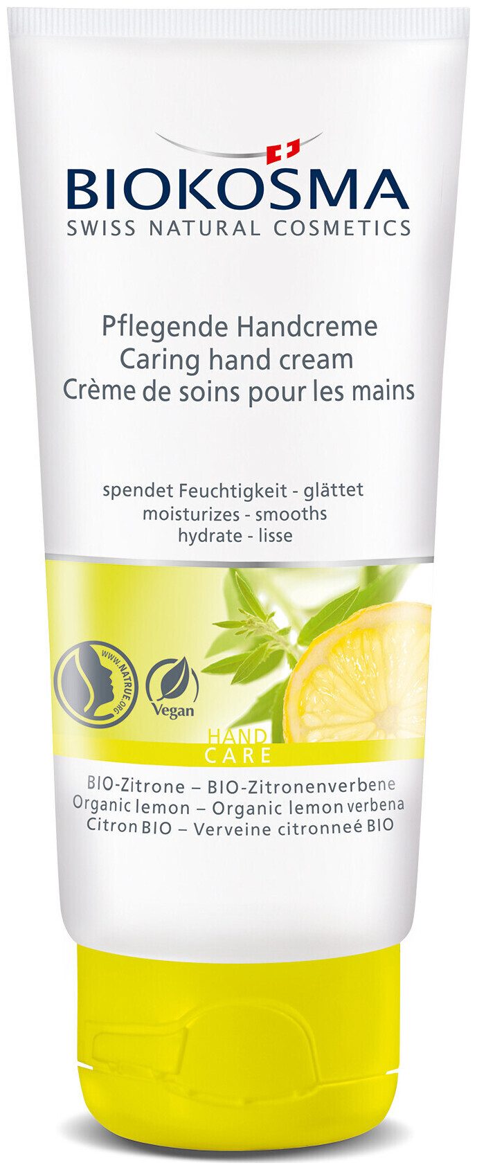 Image of Biokosma Pflegende Handcreme Bio-Zitronenverbene – Bio-Zitrone 50ml