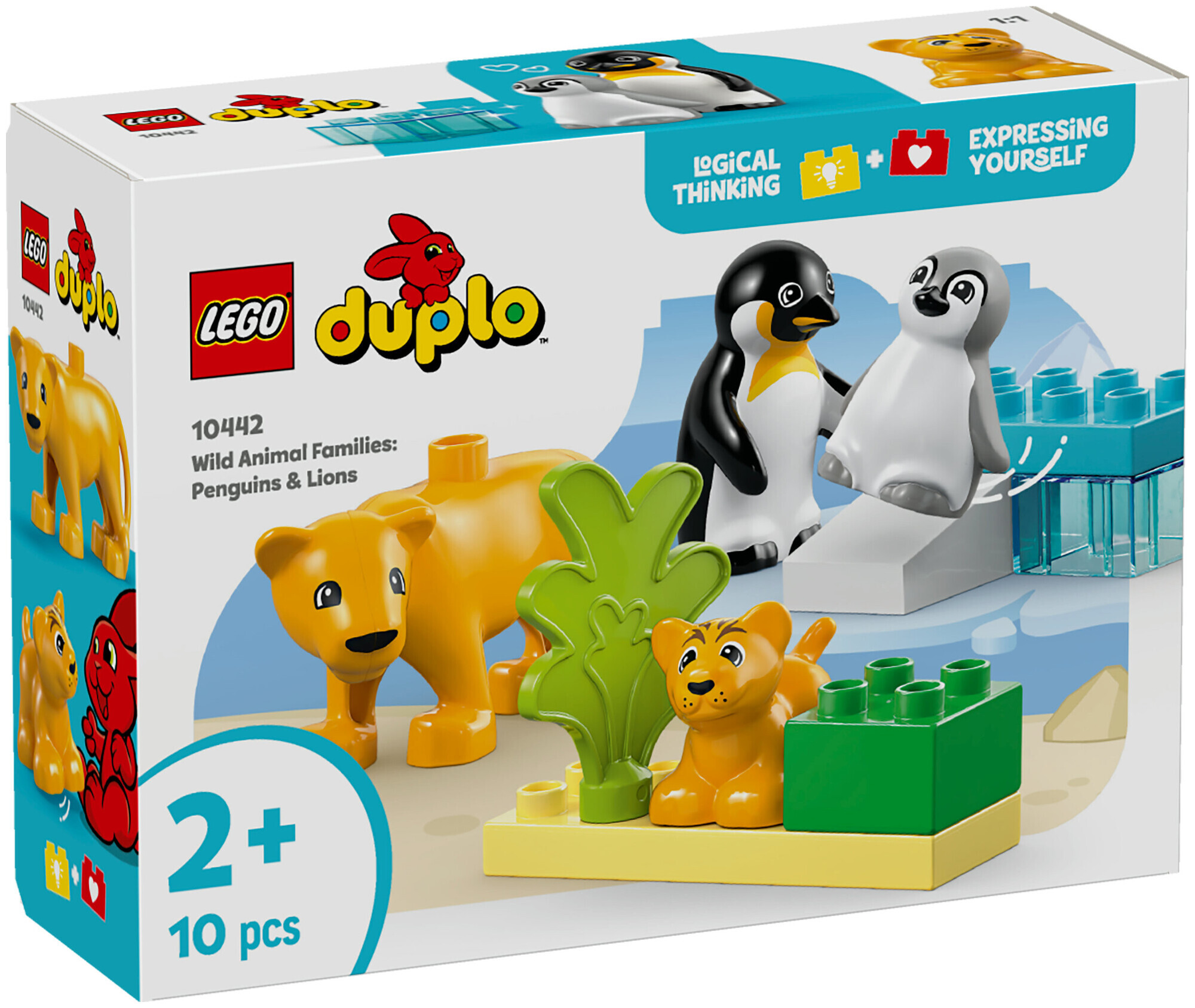 Image of Lego Duplo Lego® Duplo 10442 Wildtier-Familien Pinguine und Löwen, ab 2 Jahren