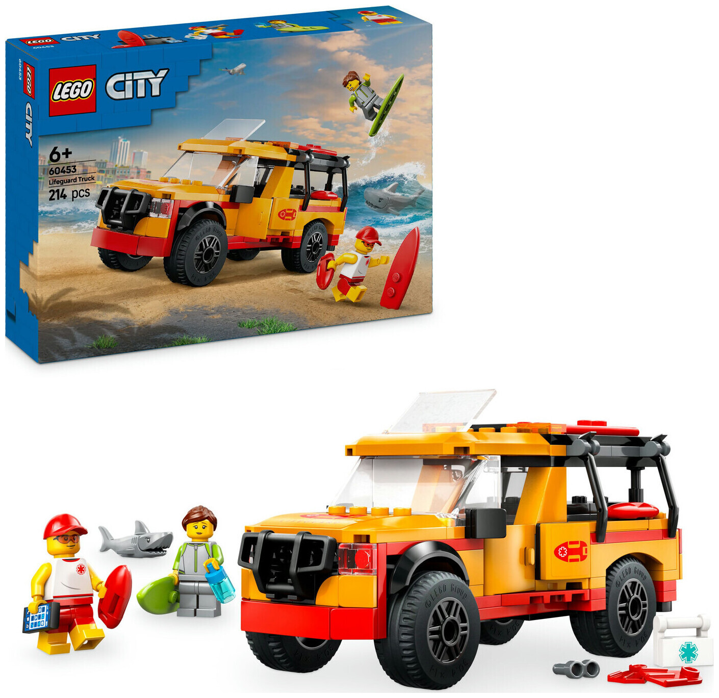 Image of Lego City Lego® City 60453 Einsatzfahrzeug der Rettungsschwimmer ab 6 Jahren