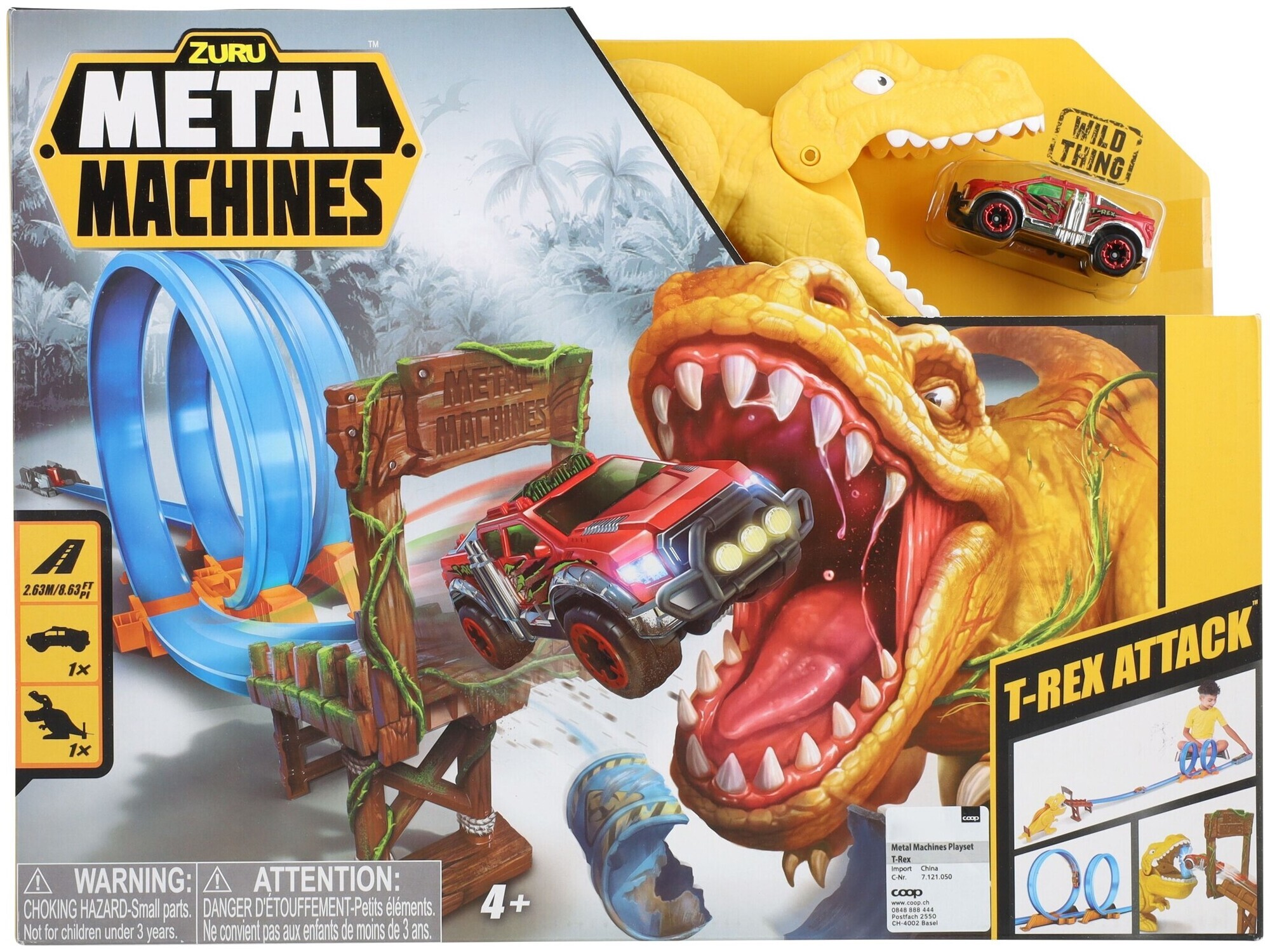 Image of Zuru Metal Machines Playset T-Rex