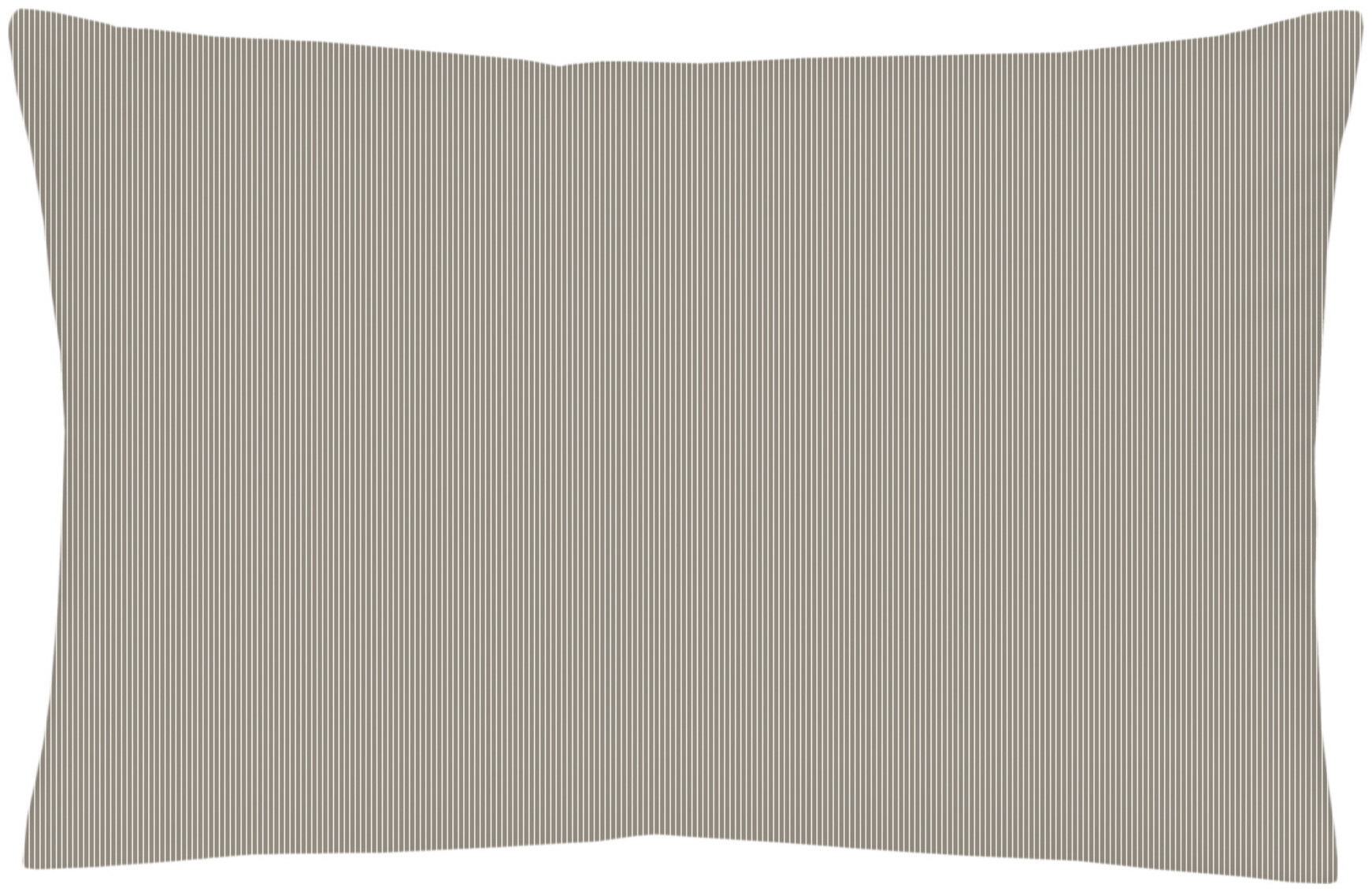 Image of Inhouse Kissen Gots Satin 65x100 Minimo taupe