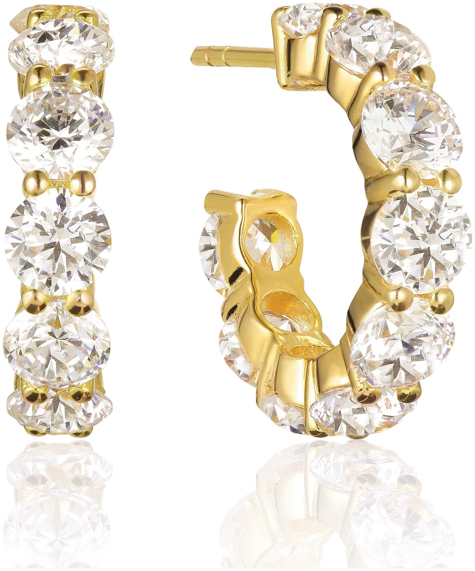 Sif Jakobs Sj-E42115-Cz-Sg boucle d'oreilles Belluno Creolo