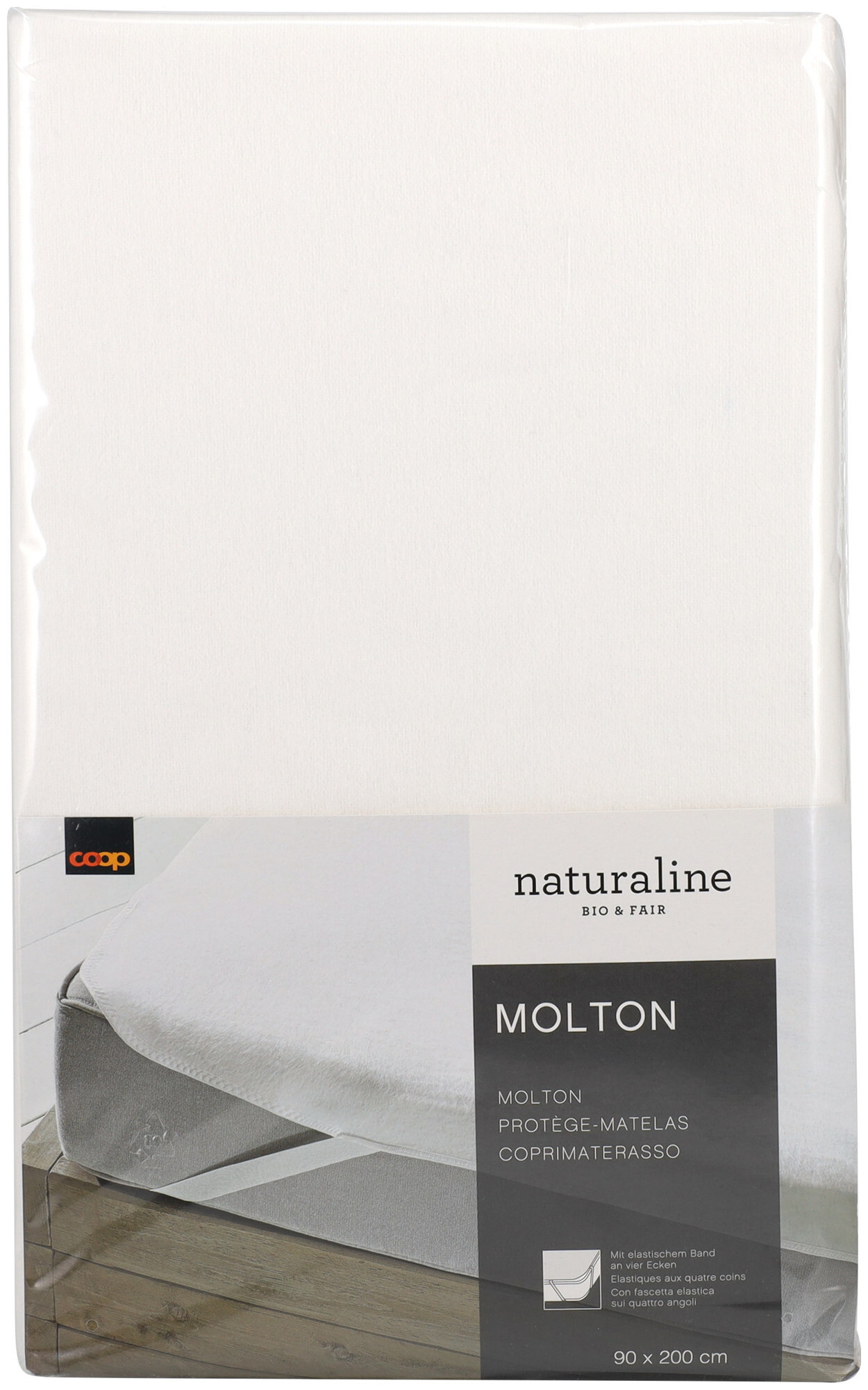 Image of Naturaline Textil Naturaline Molton 140x200cm Weiss