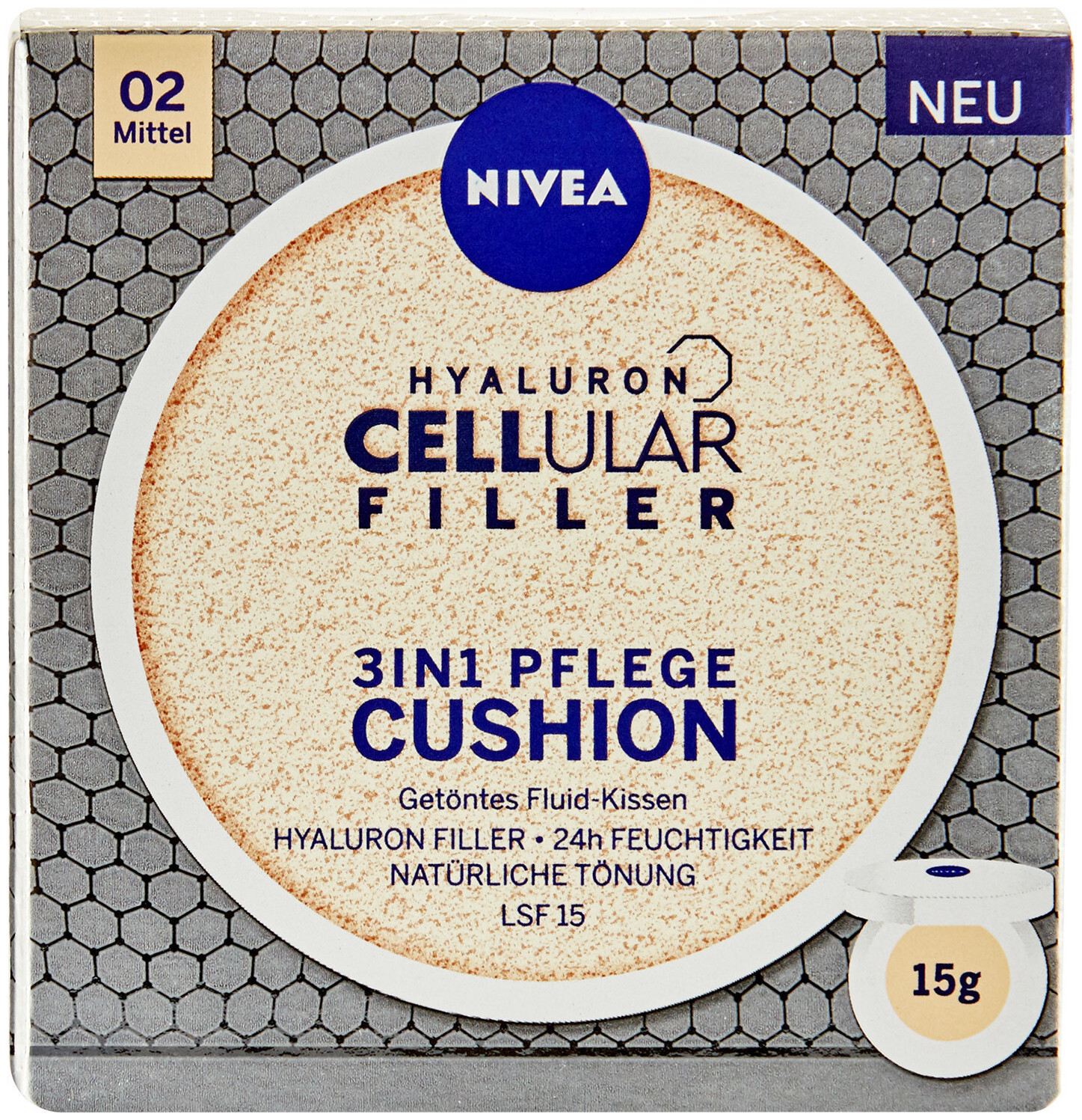 Image of Nivea Hyaluron Cellular Filler 3in1 Pflege Cushion Mittel