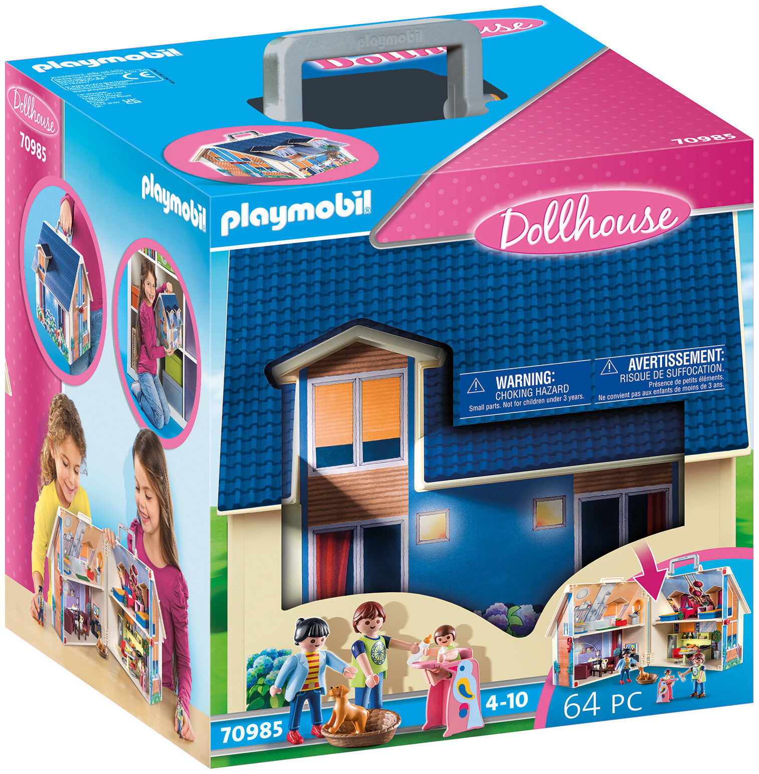 Image of Playmobil Mitnehm-Puppenhaus (70985), 4-10 Jahre