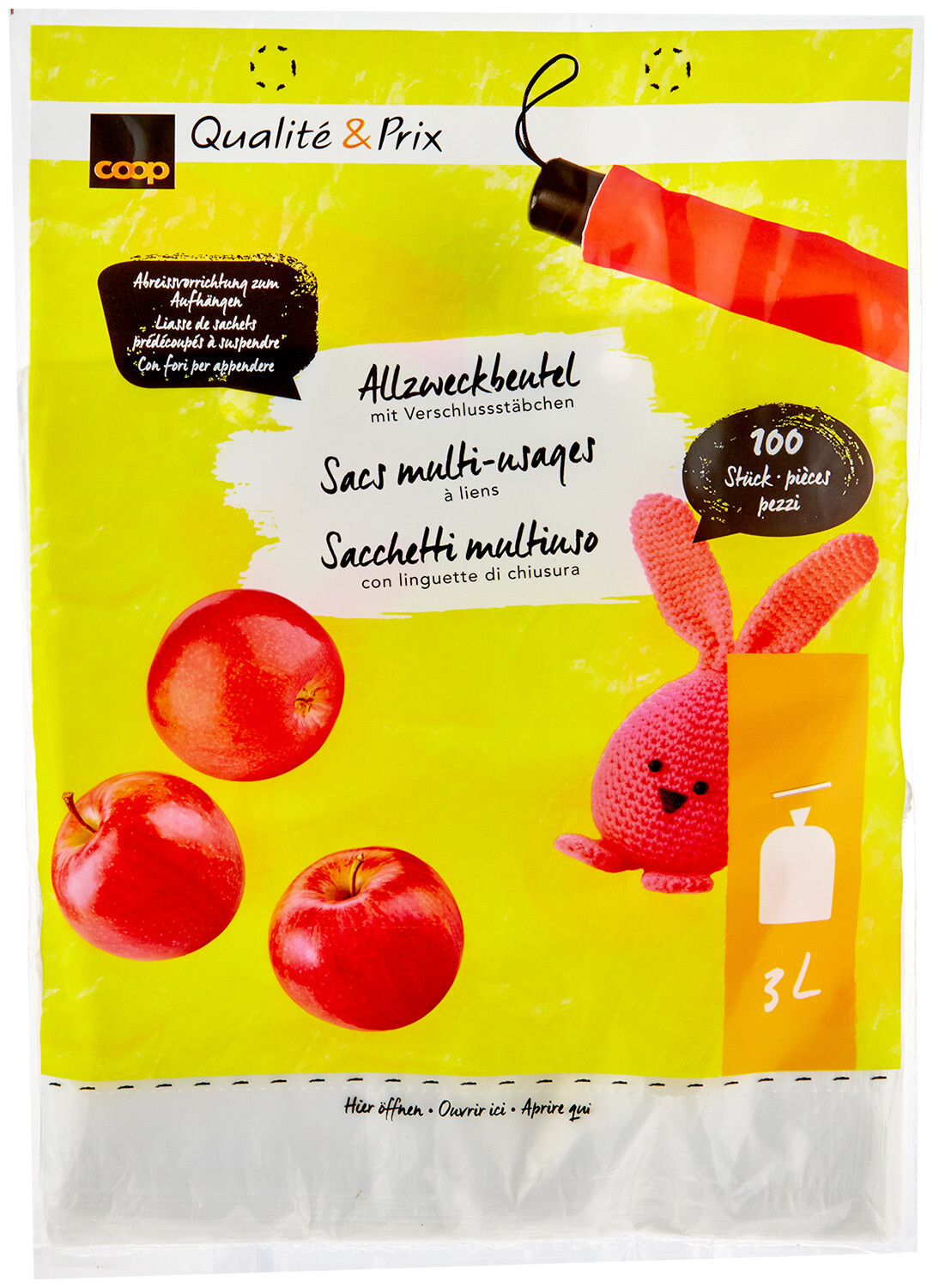 Image of Coop Qualité & Prix Allzweckbeutel 3L 100 Stück