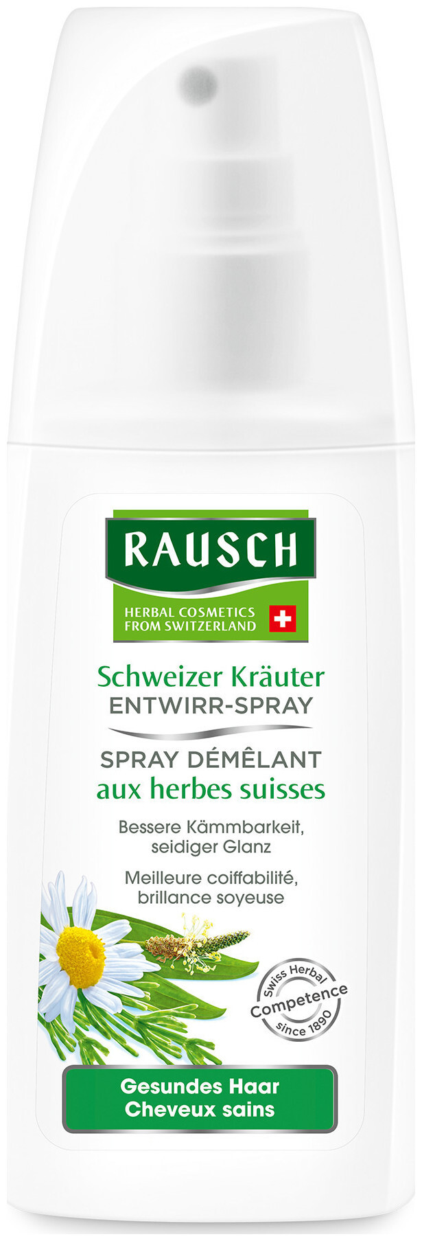 Spray démêlant aux herbes suisses Rausch