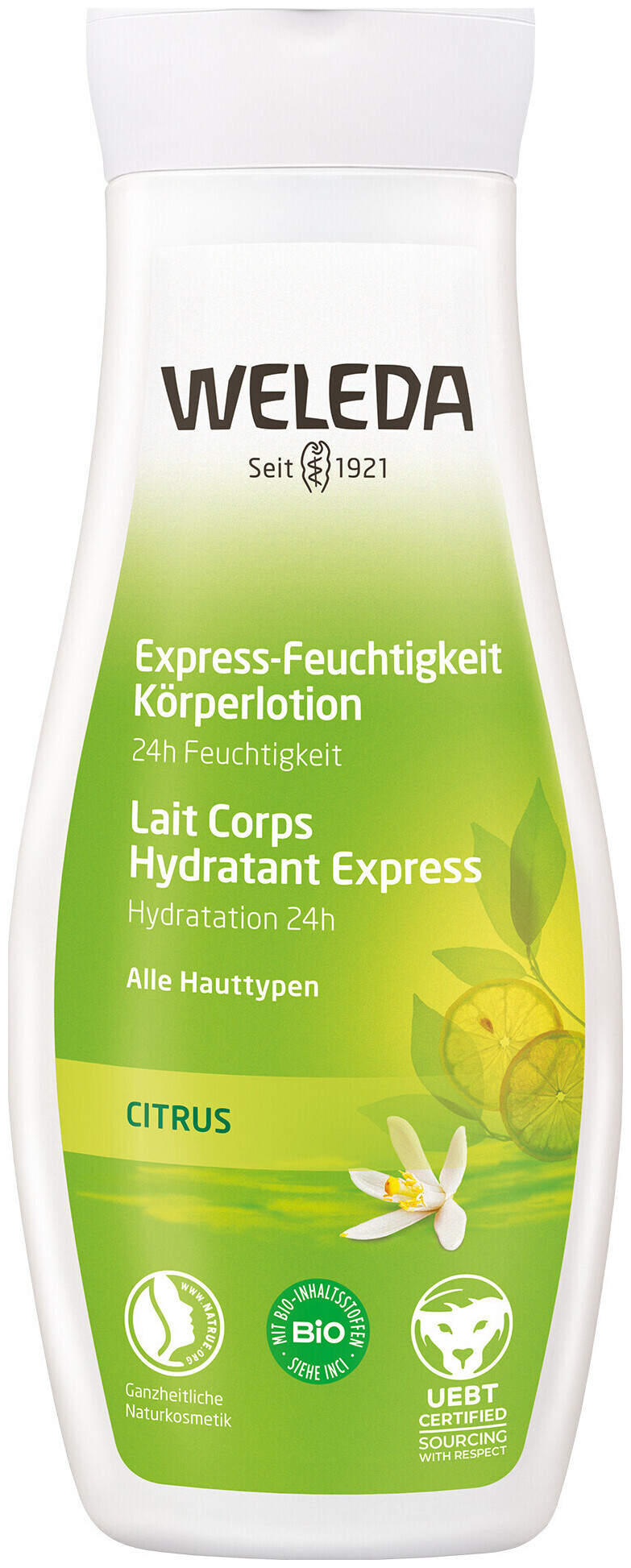 Image of Weleda Express-Feuchtigkeit Körperlotion Citrus