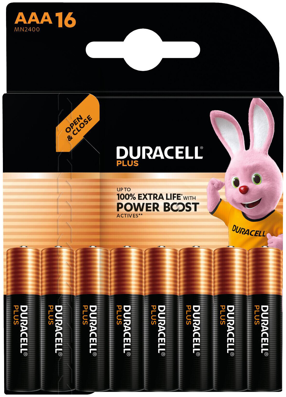 Image of Duracell Batterien Plus Aaa/Lr03 16 Stück