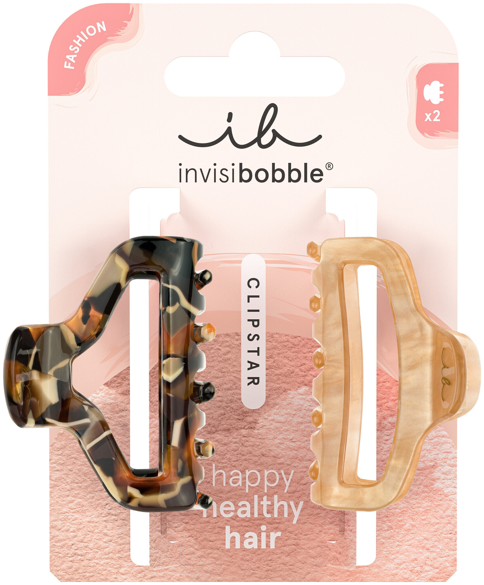 Image of invisibobble invisibibobble Clipstar M Golden Roar 2 pcs