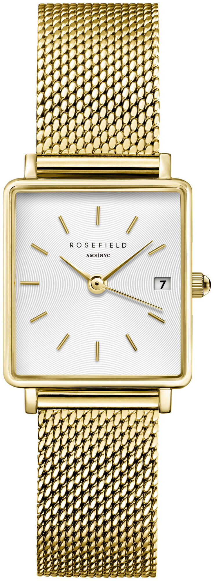 Image of Rosefield Uhr THE Boxy XS Gold