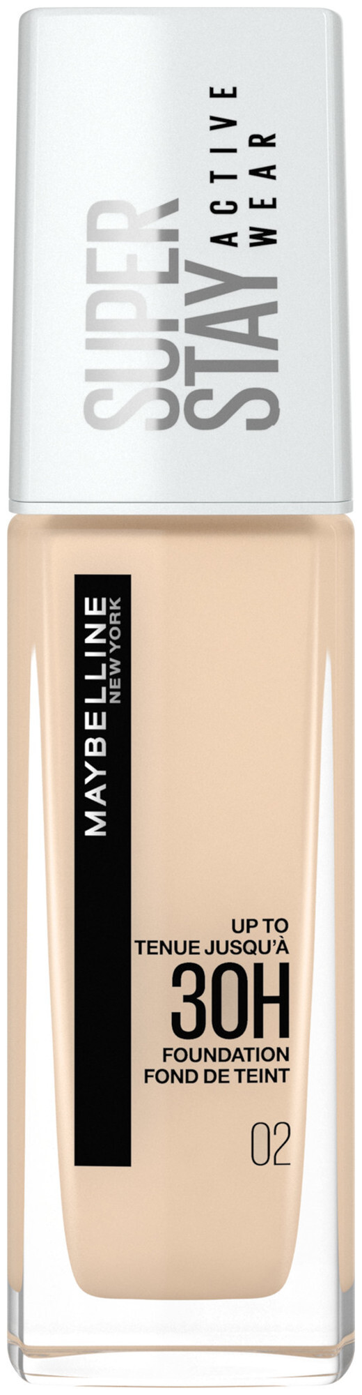 Image of Maybelline NY Super Stay Active Wear Foundation 02 Naked Ivory