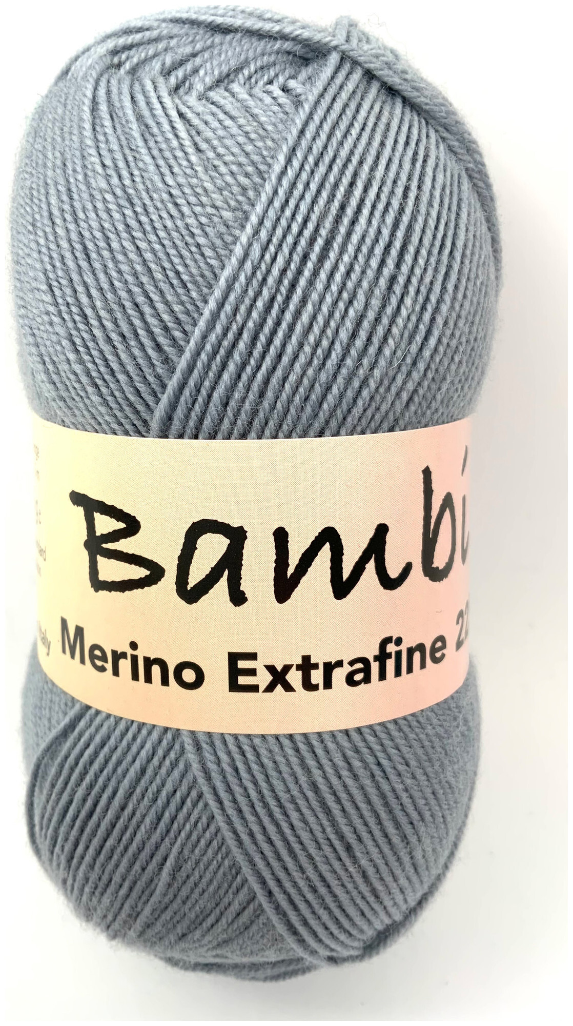 Image of Sommer Bambi/Merino extrafine 225 45 Handstrickgarn hellgrau 50g