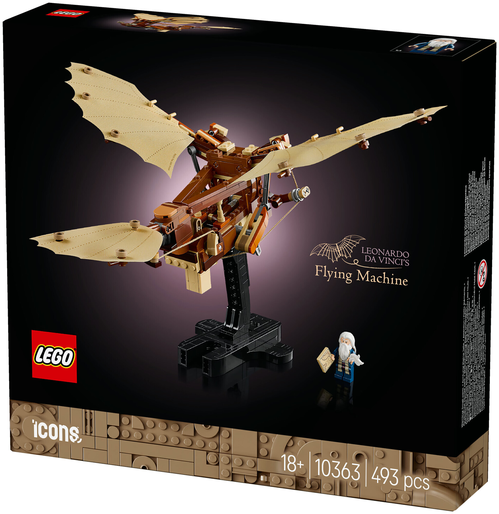 Lego Icons Lego Icons 10362 Leonardo da Vincis Fluggerät