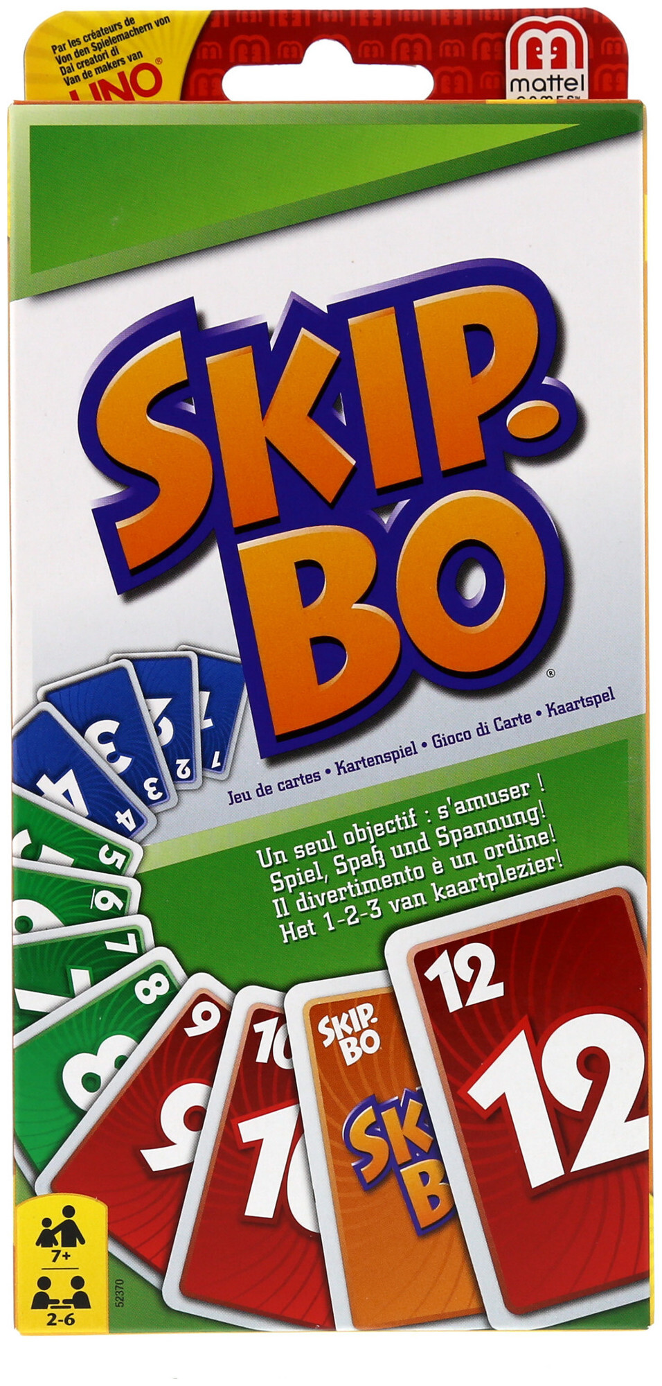 Image of Mattel Games Mattel Skip-Bo (Deutsch) 7+ Jahre