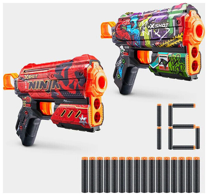 Image of Zuru X-Shot Skins Flux 2 Pack