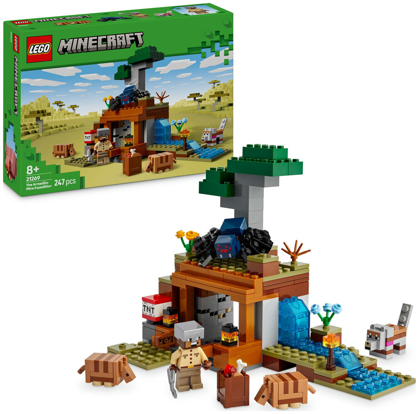 Lego Minecraft Lego Minecraft 21269 Die Expedition zur Gürteltiermine ab 8 Jahren