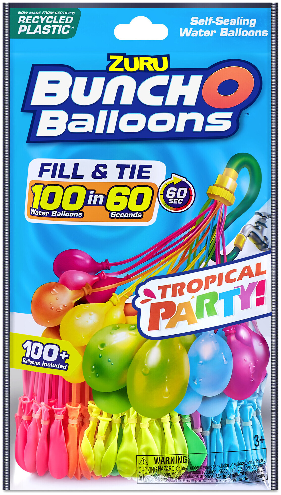 Image of Zuru Bunch o Balloons 3 Pack Tropical Party