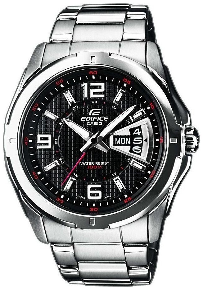 Image of Casio Edifice Classic Schwarz Silber Ef-129D-1Avef