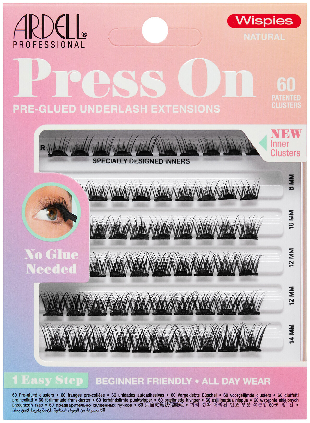 Image of Ardell Press On Multipack Wispies Natural